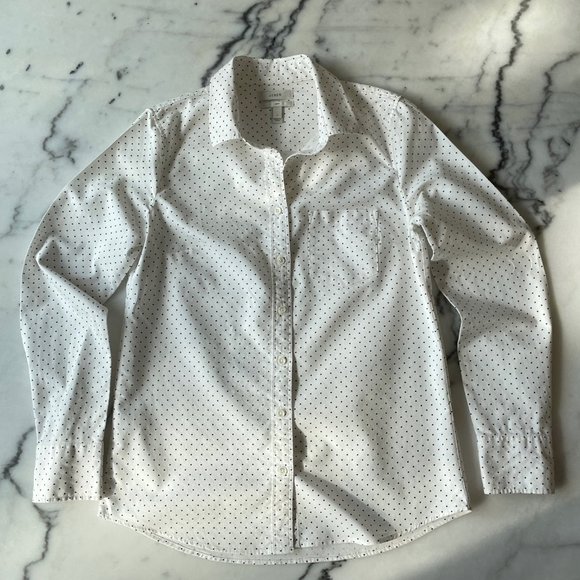 J. Crew Polka Dot Button Down Shirt - Picture 4 of 13